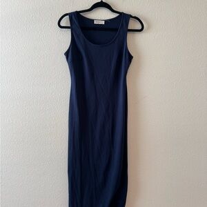 Banana Republic Deep Blue Midi Dress
